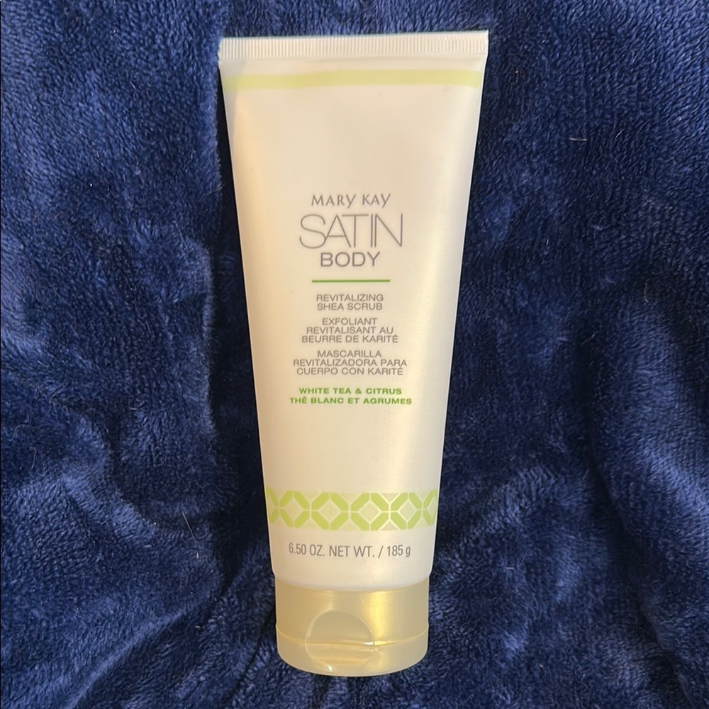 Mary Kay Satin Body Revitalizing Shea Scrub with White Tea & Citrus Cleanser